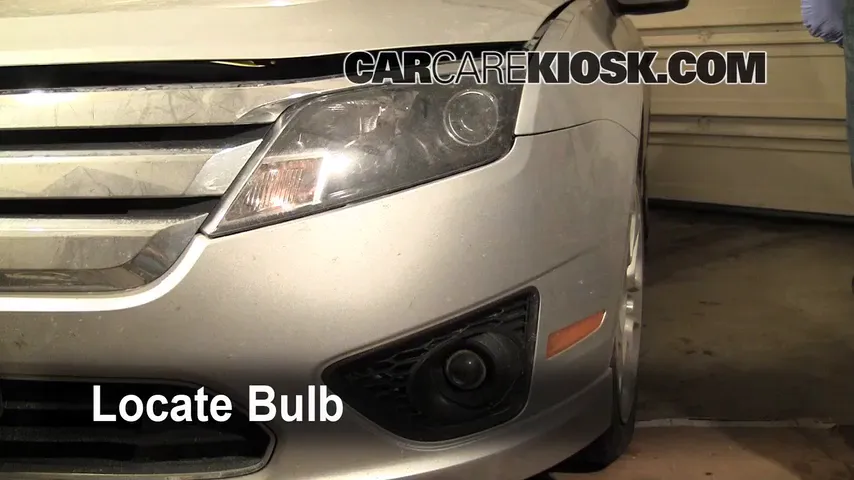 2010 Ford Fusion SE 2.5L 4 Cyl. Lights Headlight (replace bulb)